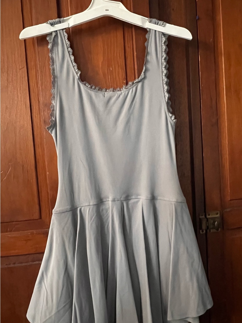 Wild Fable Women's Game Day Lace Drop Waist Mini Skater Dress Gray Size XS | NWT - Picture 5 of 10